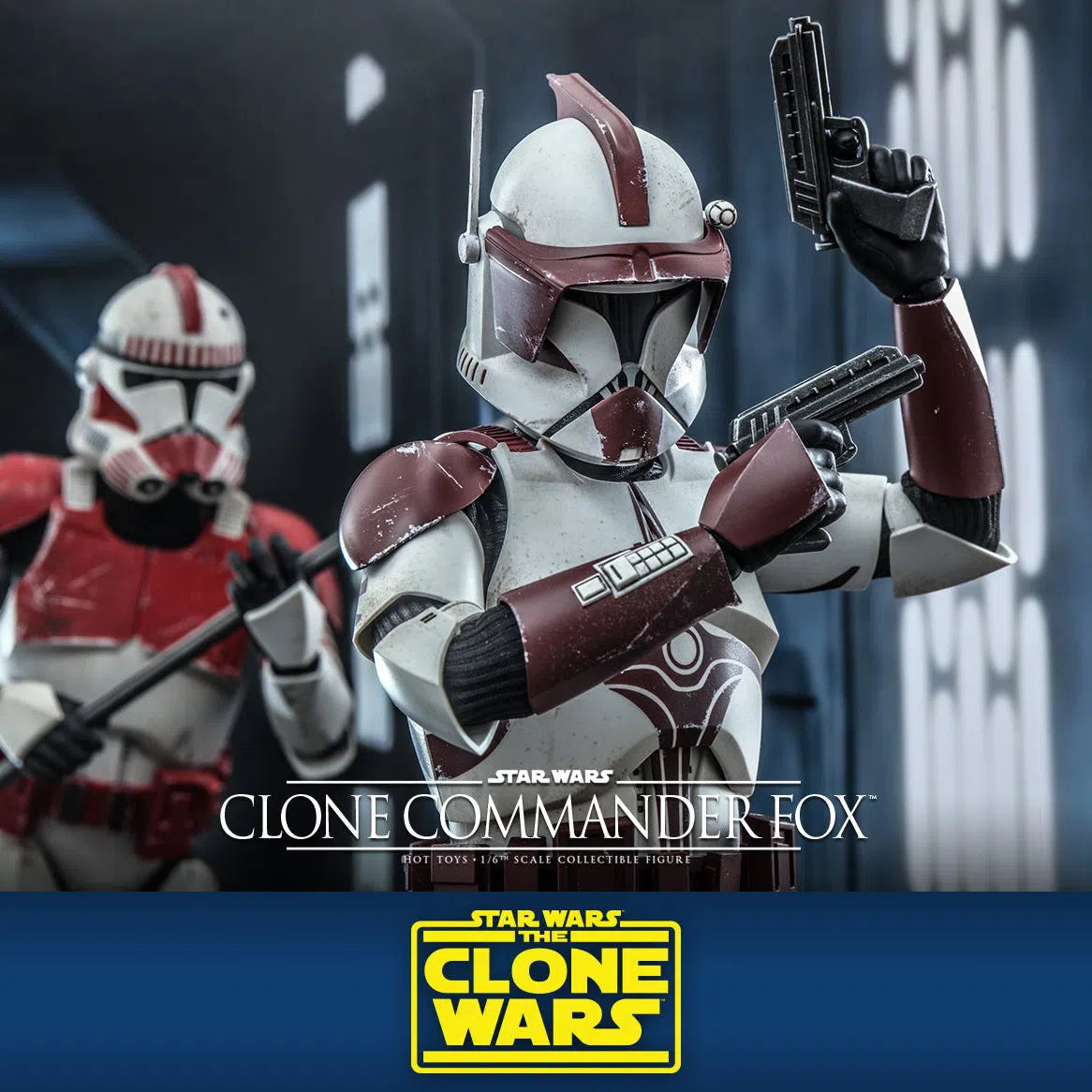 Clone Commander Fox: The Clone Wars: Star Wars Hot Toys