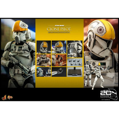 Clone Pilot: Star Wars: Attack Of The Clones: MMS648 - Hot Toys Action Figure