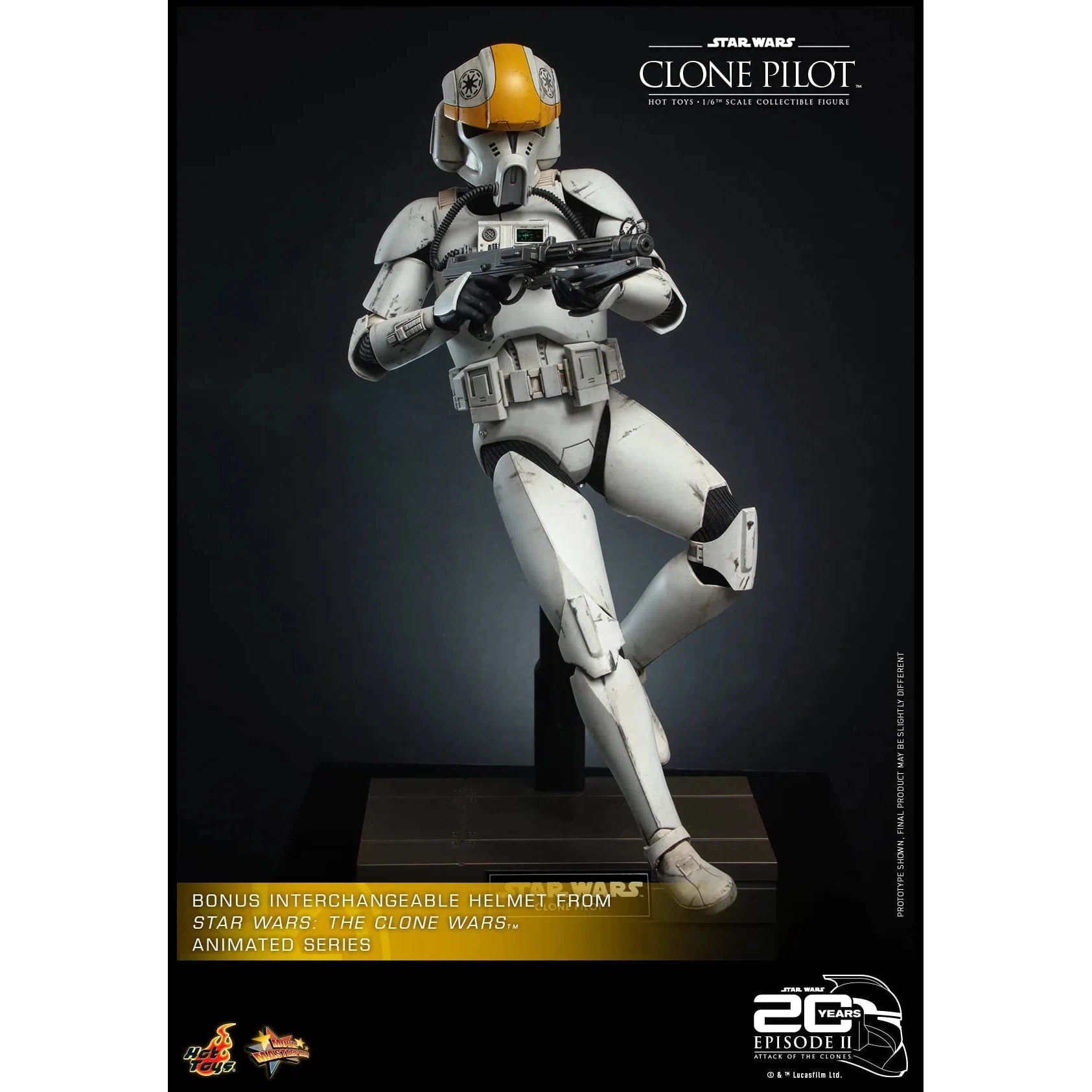 Clone Pilot: Star Wars: Attack Of The Clones: MMS648 Hot Toys