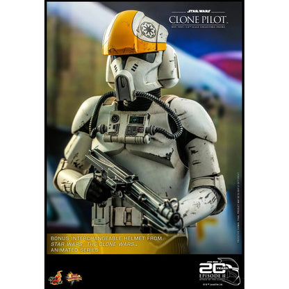 Clone Pilot: Star Wars: Attack Of The Clones: MMS648 - Hot Toys Action Figure