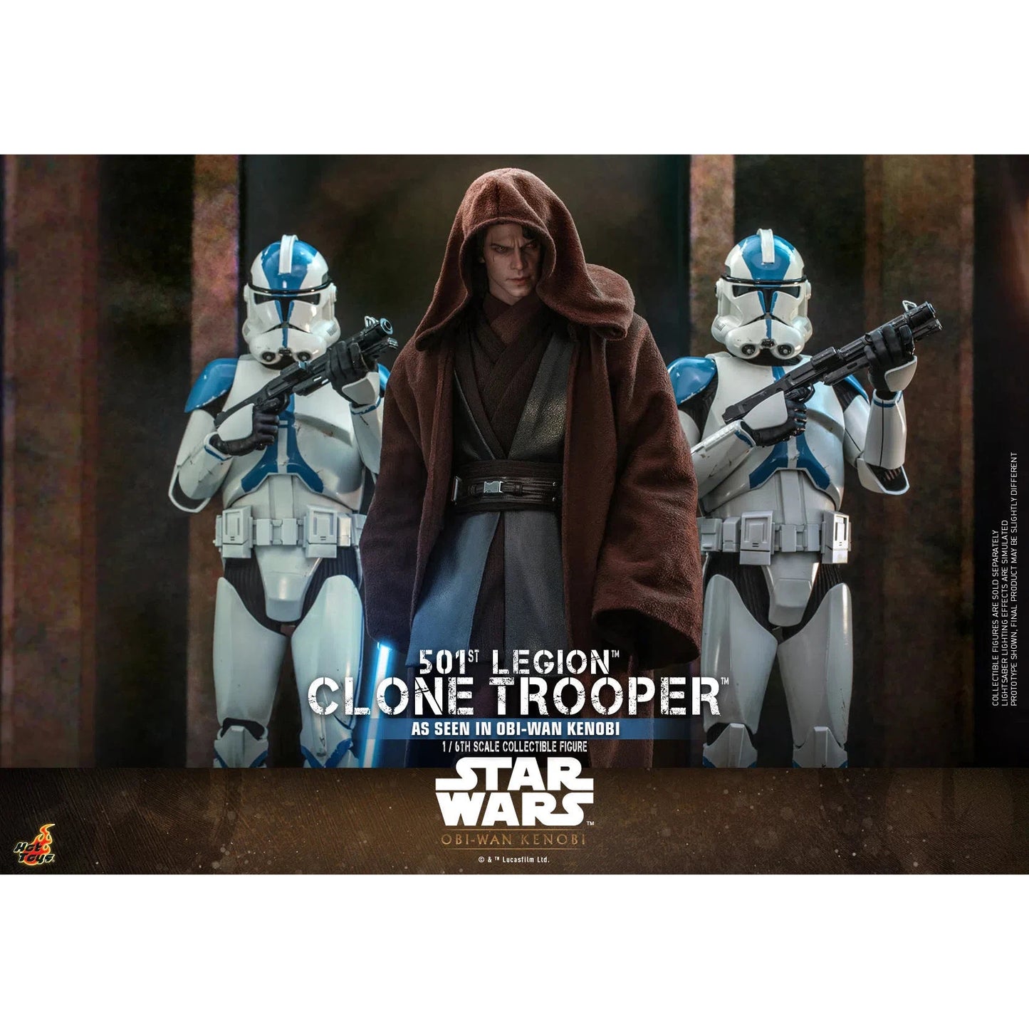 Clone Trooper: 501st Legion: Star Wars: Obi-Wan Kenobi: TMS92 by Hot Toys – Action Figure, [scale], UK stockist Planet Action Figures