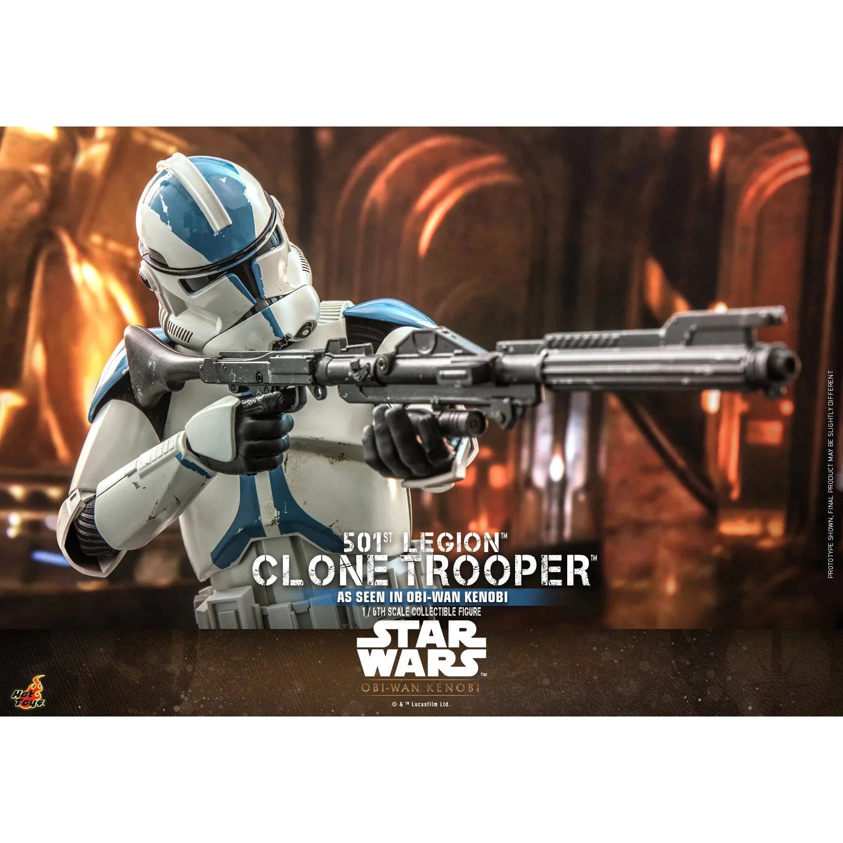 Clone Trooper: 501st Legion: Star Wars: Obi-Wan Kenobi: TMS92 by Hot Toys – Action Figure, [scale], UK stockist Planet Action Figures