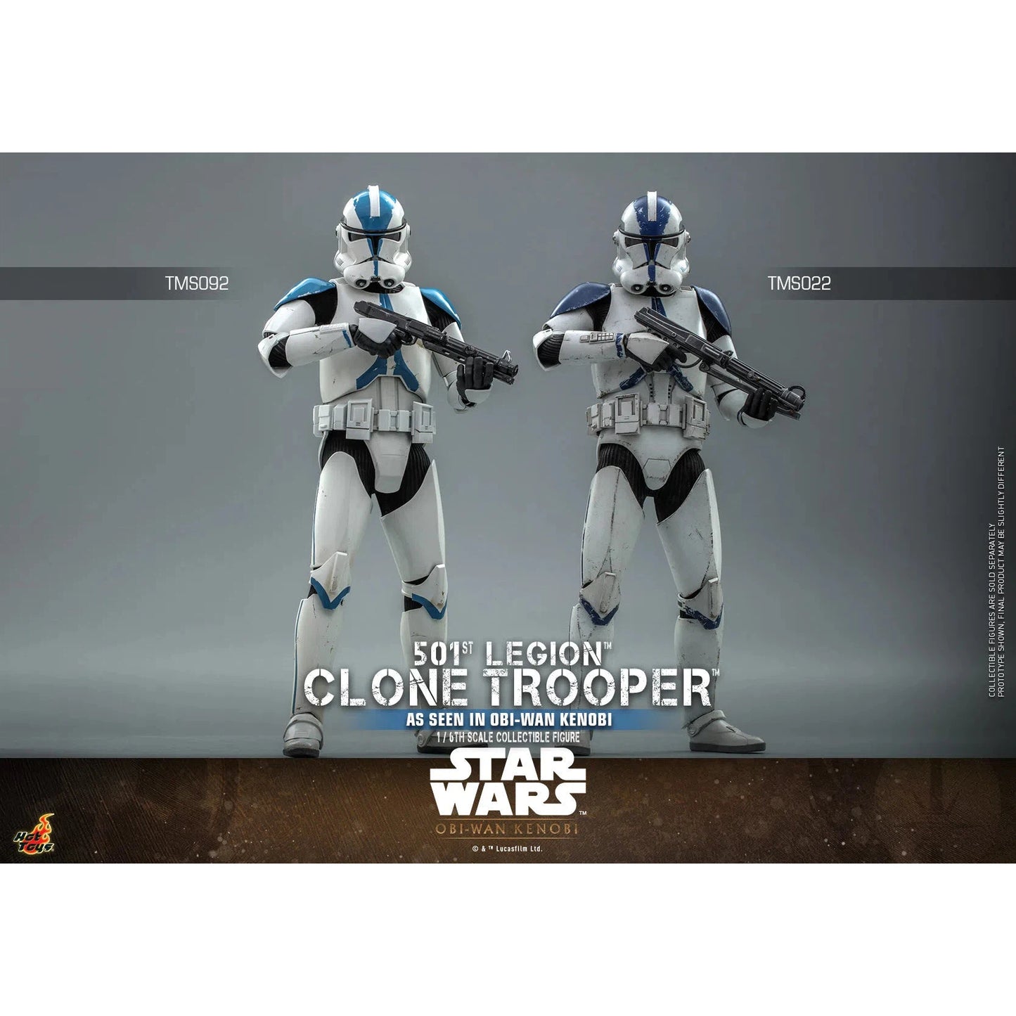 Clone Trooper: 501st Legion: Star Wars: Obi-Wan Kenobi: TMS92 by Hot Toys – Action Figure, [scale], UK stockist Planet Action Figures
