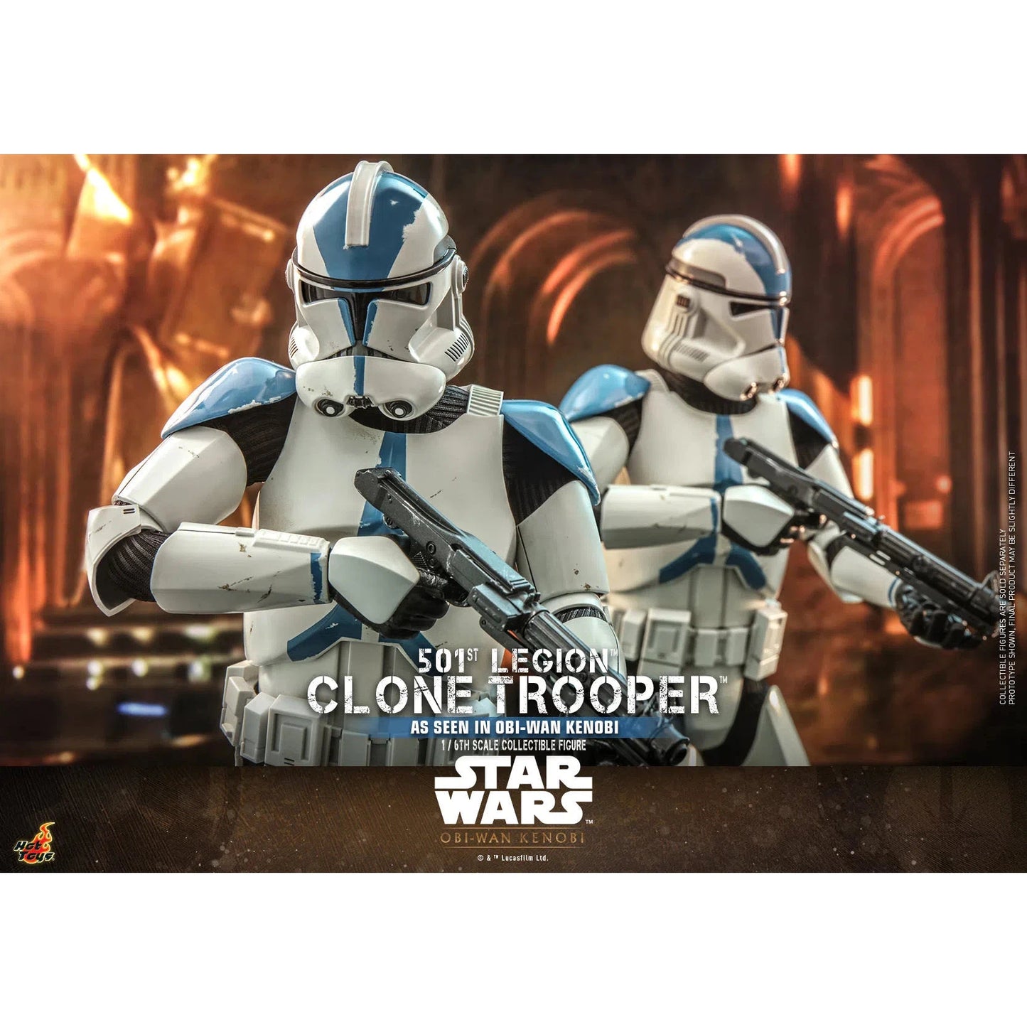 Clone Trooper: 501st Legion: Star Wars: Obi-Wan Kenobi: TMS92 by Hot Toys – Action Figure, [scale], UK stockist Planet Action Figures