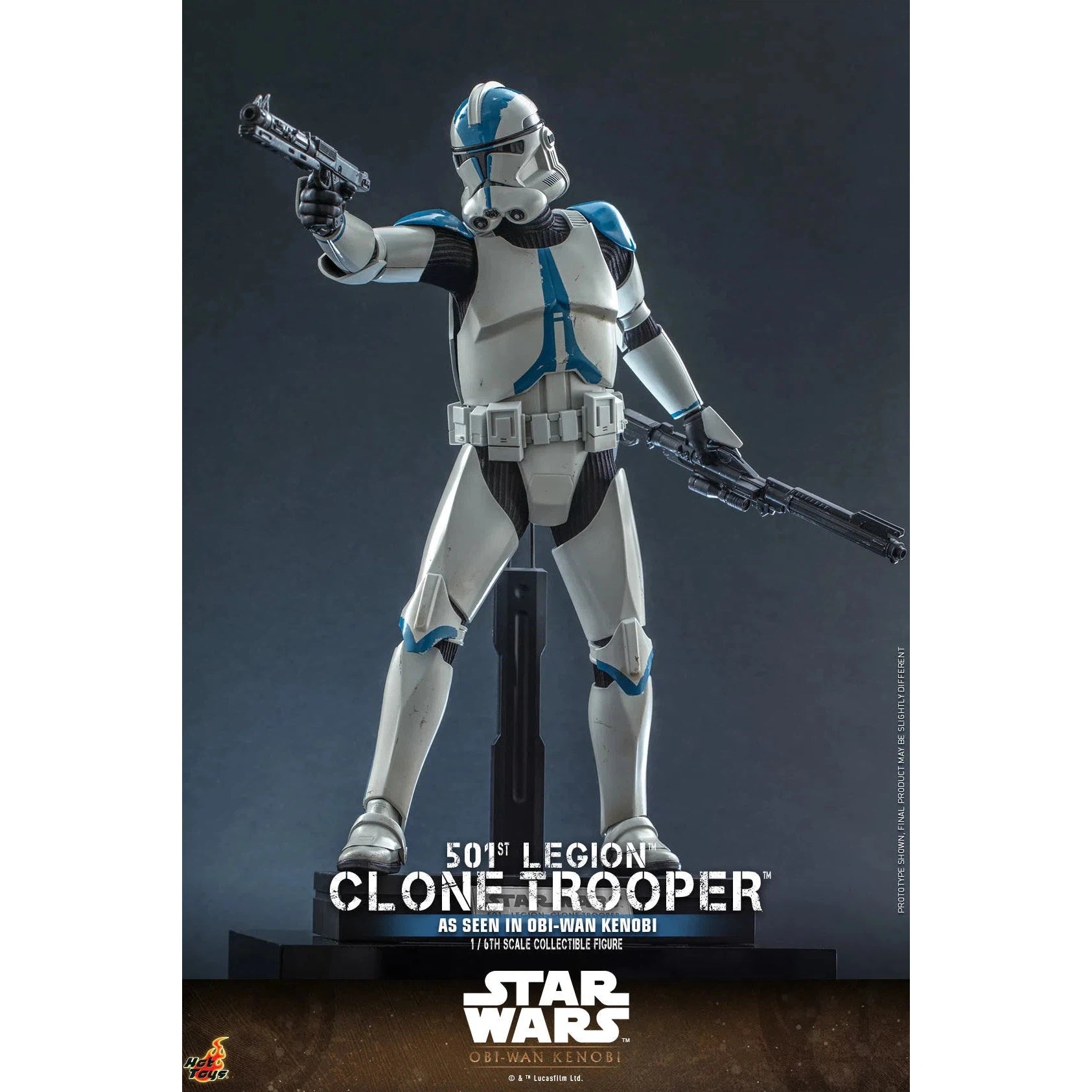Clone Trooper: 501st Legion: Star Wars: Obi-Wan Kenobi: TMS92 by Hot Toys – Action Figure, [scale], UK stockist Planet Action Figures