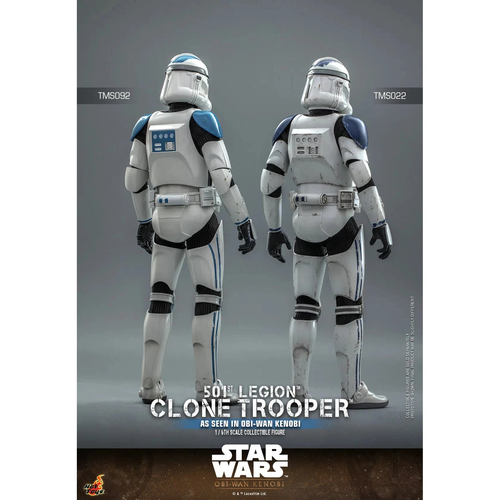 Clone Trooper: 501st Legion: Star Wars: Obi-Wan Kenobi: TMS92 by Hot Toys – Action Figure, [scale], UK stockist Planet Action Figures
