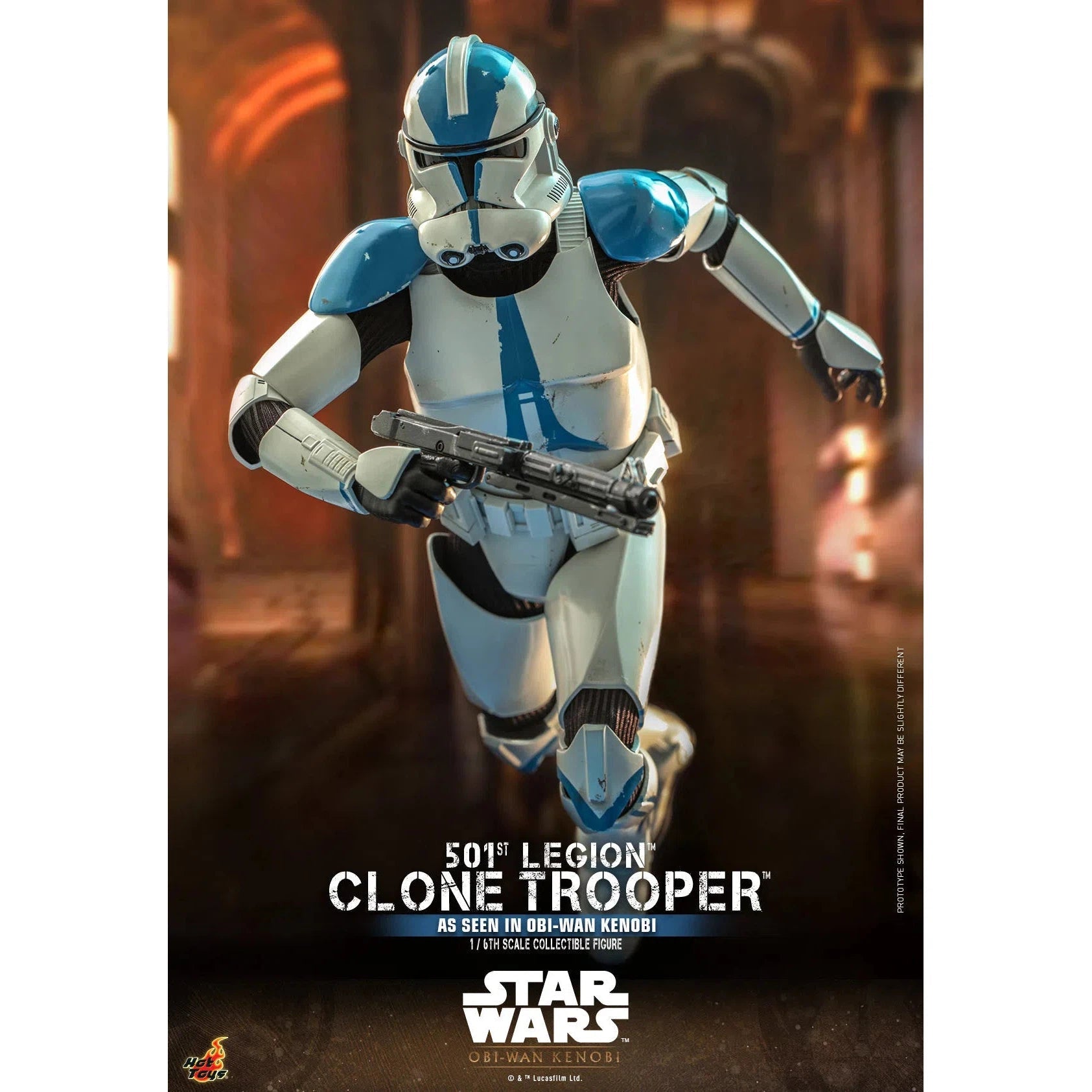 Clone Trooper: 501st Legion: Star Wars: Obi-Wan Kenobi: TMS92 by Hot Toys – Action Figure, [scale], UK stockist Planet Action Figures
