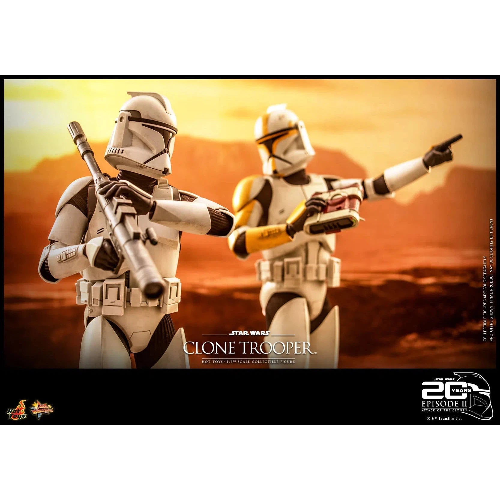 Clone Trooper: Star Wars: Attack Of The Clones: MMS647 Hot Toys