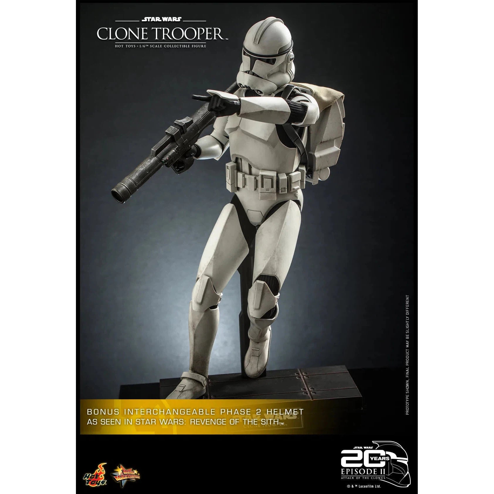 Clone Trooper: Star Wars: Attack Of The Clones: MMS647 Hot Toys