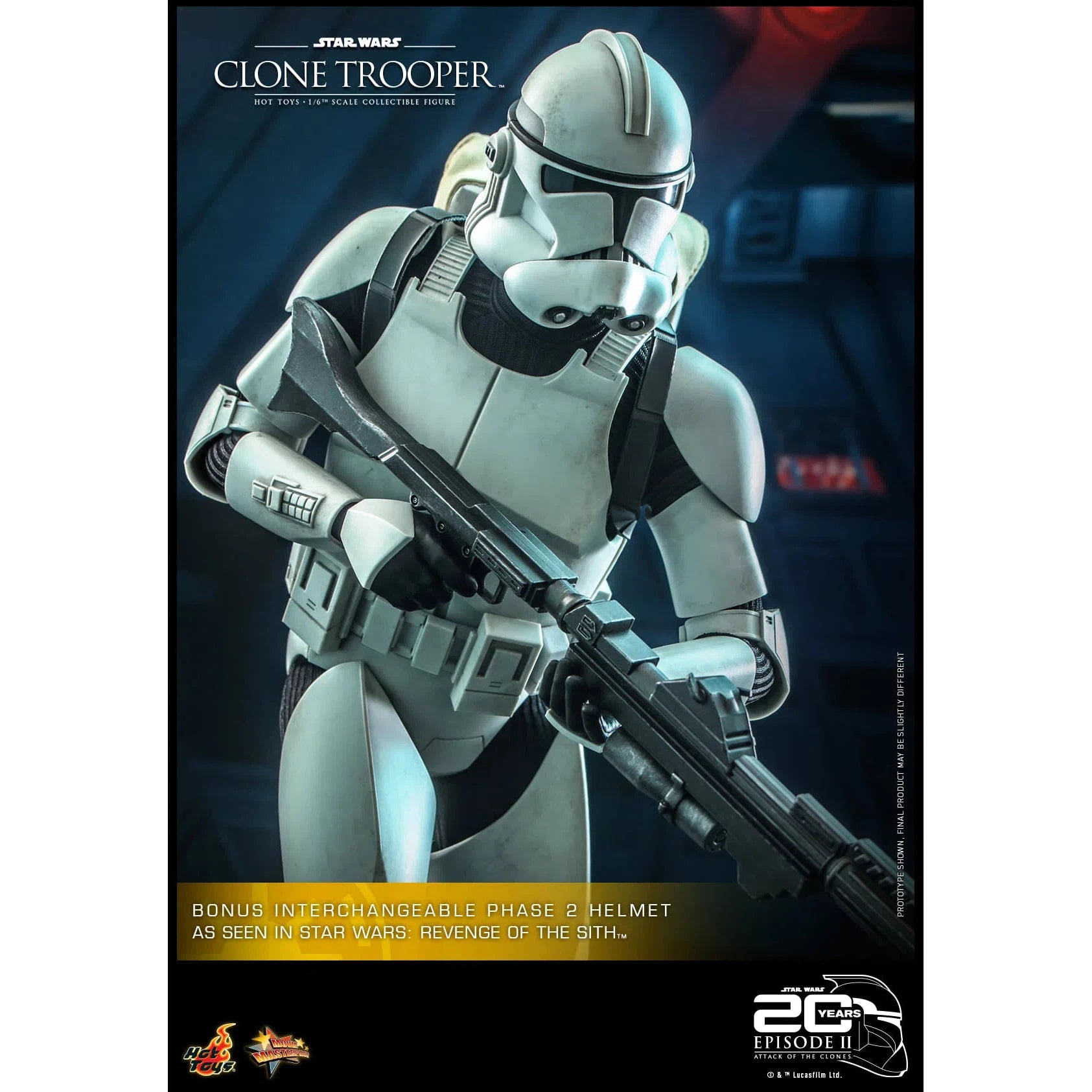 Clone Trooper: Star Wars: Attack Of The Clones: MMS647 Hot Toys