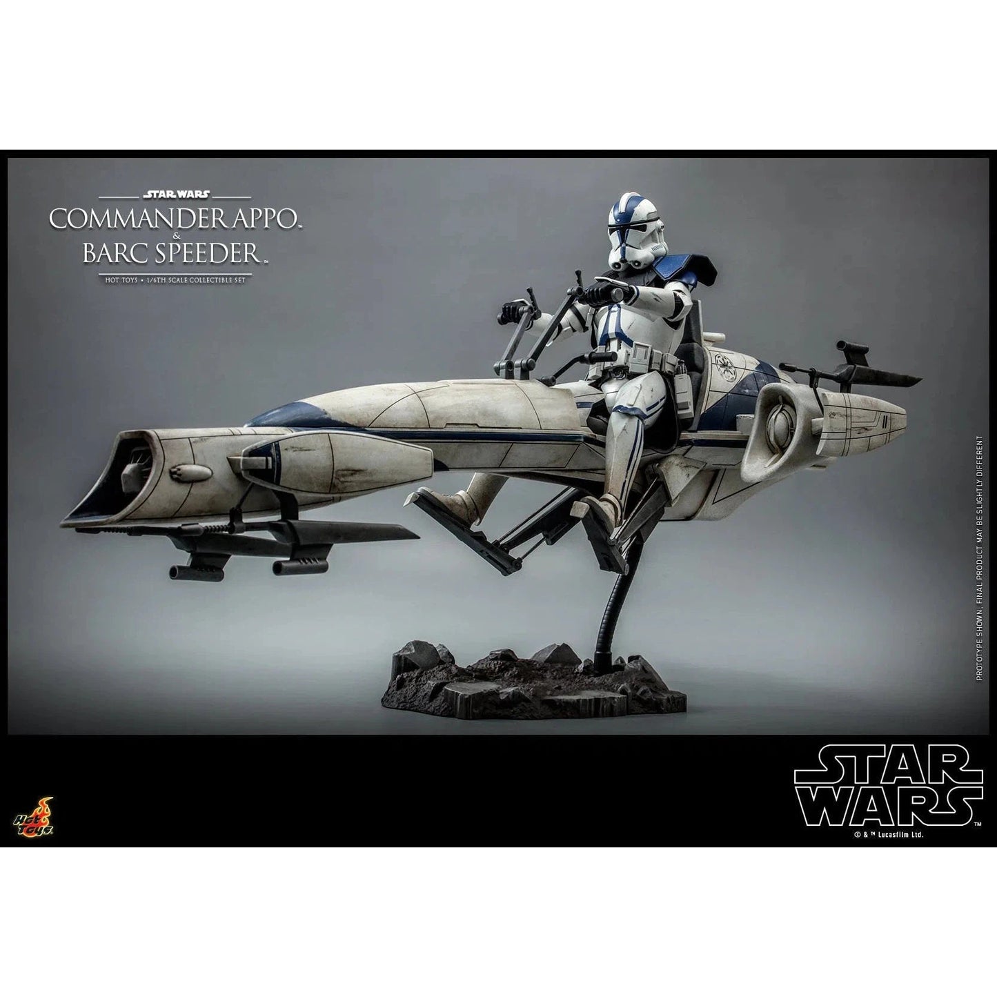 Commander Appo and Bard Speeder: Star Wars: TMS076 - Hot Toys Action Figure