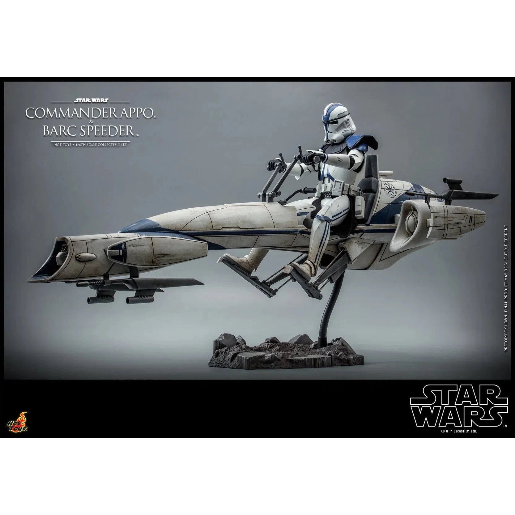 Commander Appo and Bard Speeder: Star Wars: TMS076 - Hot Toys Action Figure