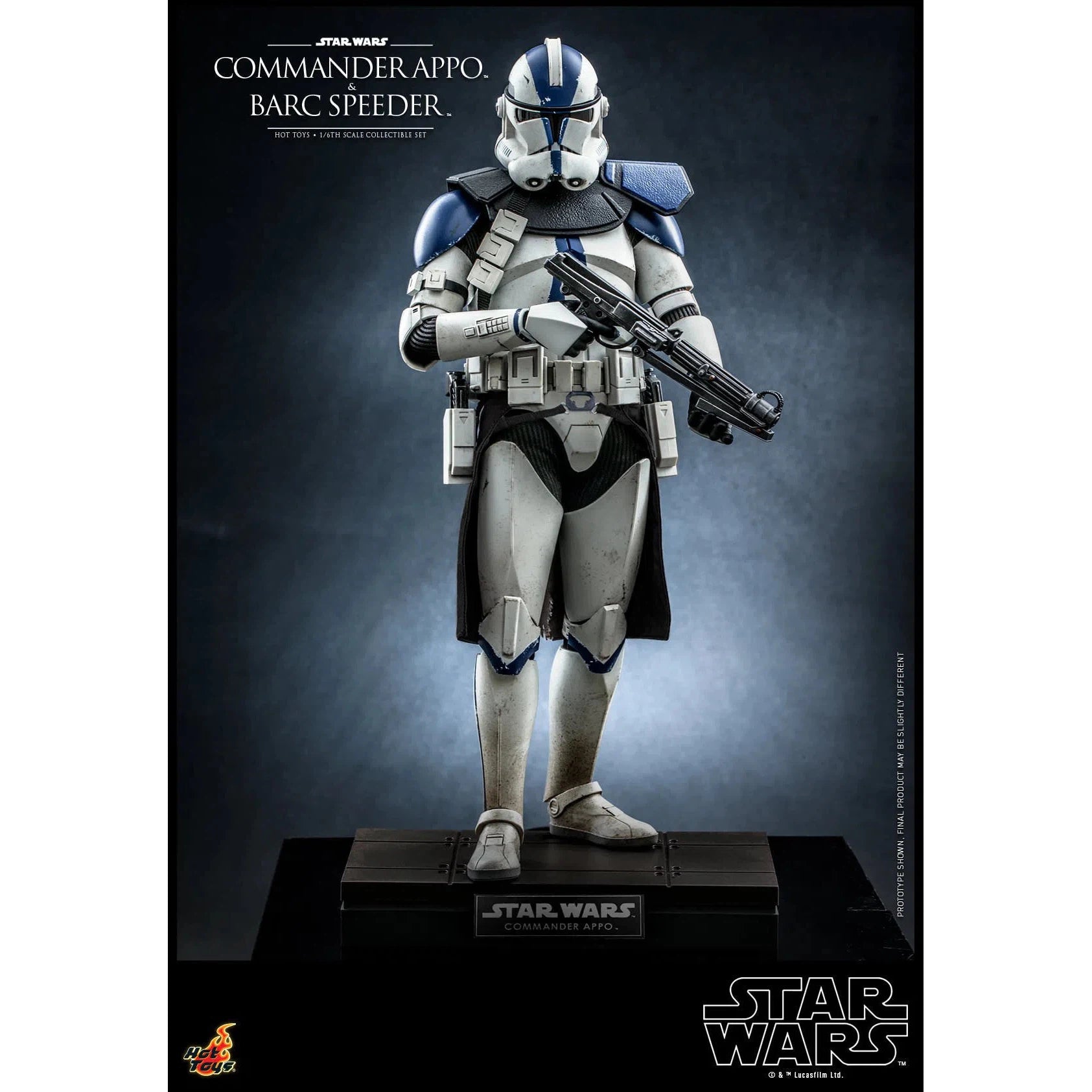 Commander Appo and Bard Speeder: Star Wars: TMS076 - Hot Toys Action Figure