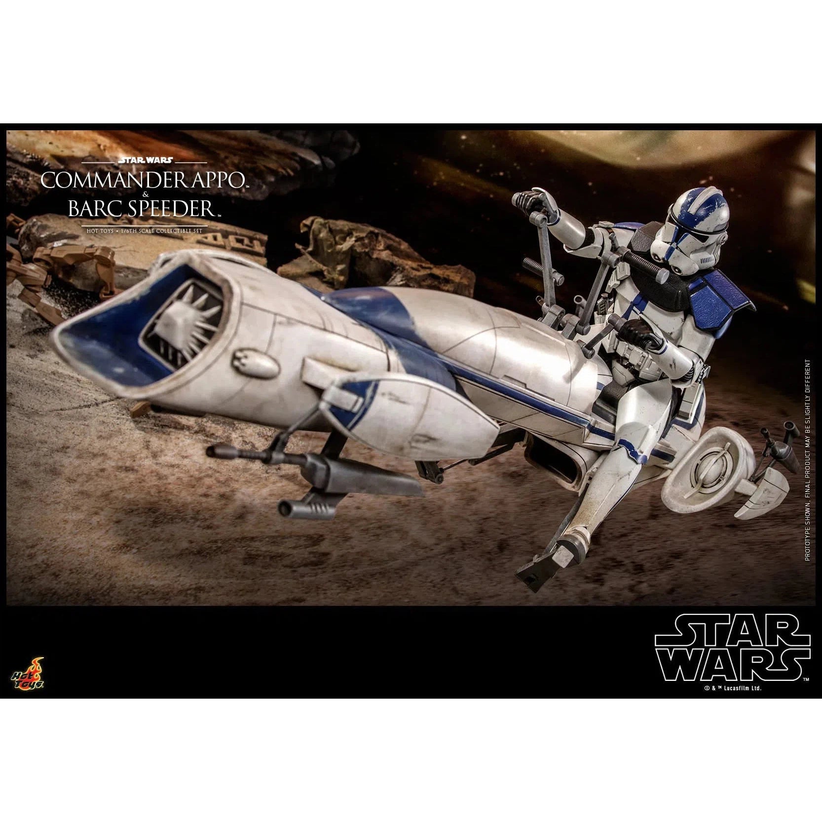 Commander Appo and Bard Speeder: Star Wars: TMS076: Hot Toys Hot Toys