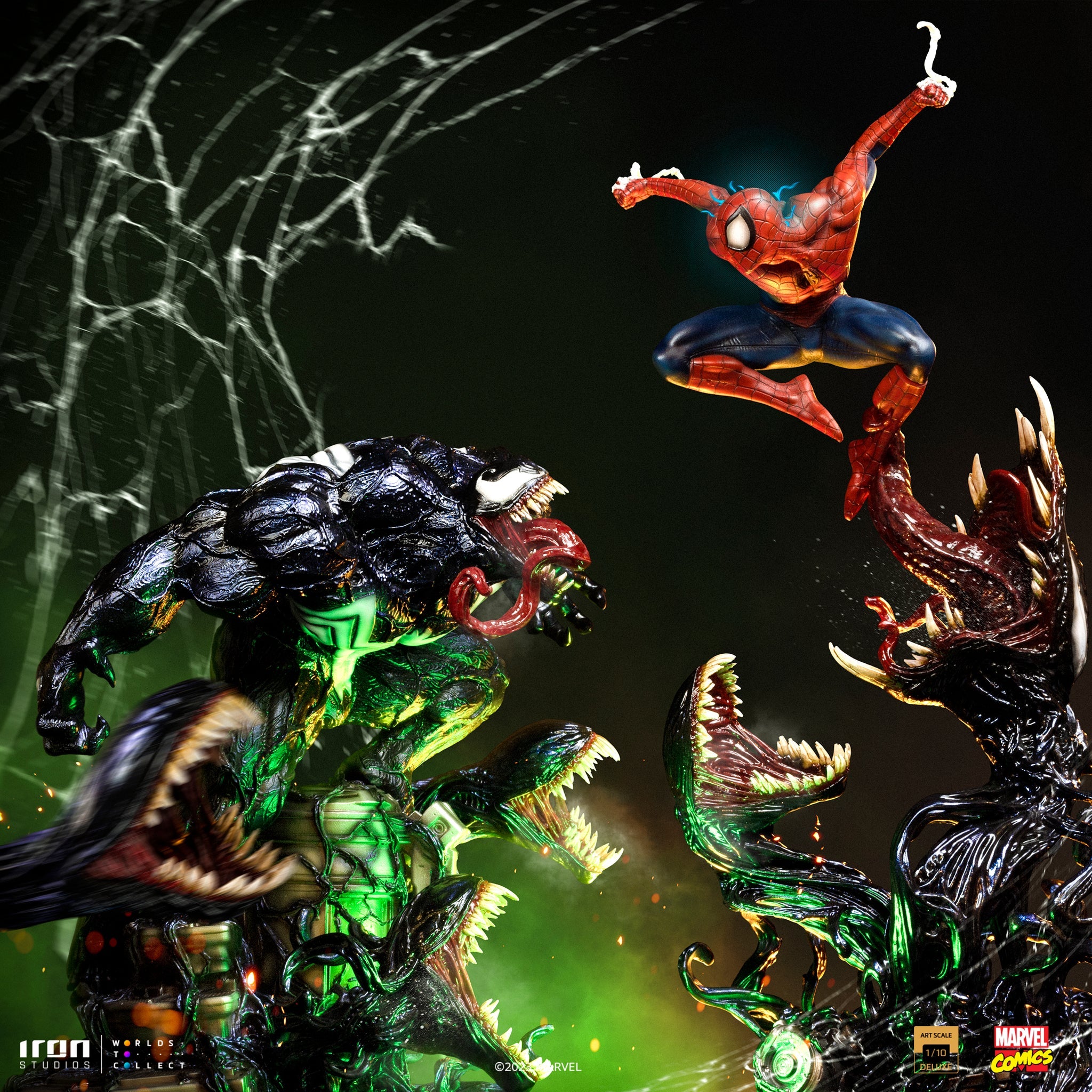 Spider-Man: Spider-Man Vs Villains: Deluxe: 1/10 Scale Statue-Iron Studios
