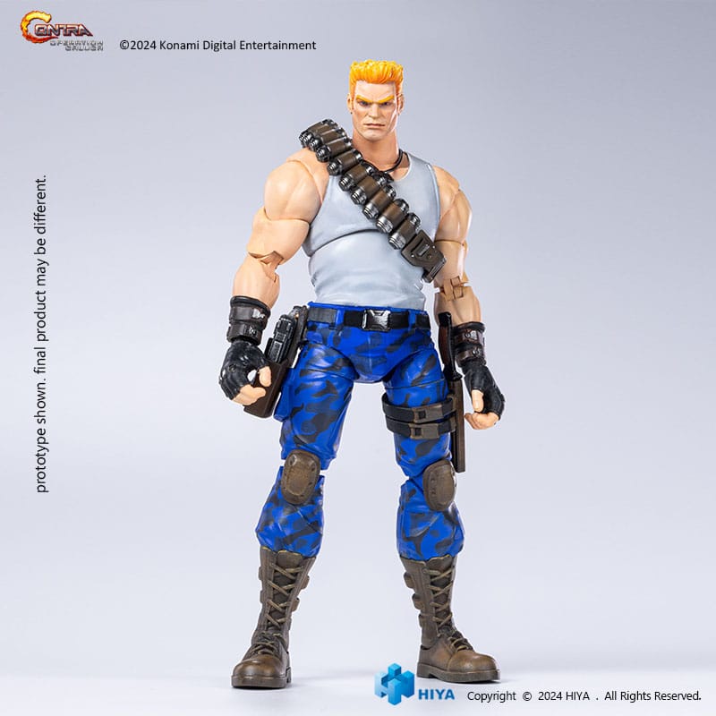 Contra: Operation Galuga: Bill Rizer: Exquisite Basic: Action Figure - Hiya Toys Action Figure