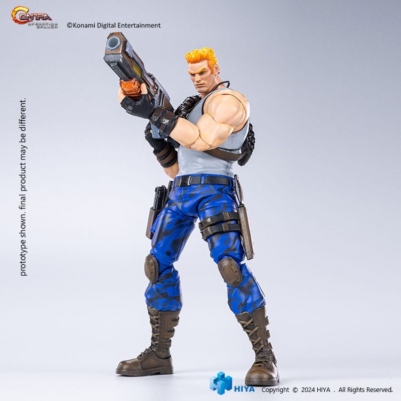 Contra: Operation Galuga: Bill Rizer: Exquisite Basic: Action Figure - Hiya Toys Action Figure