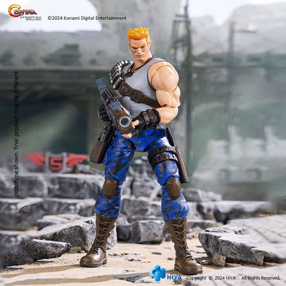 Contra: Operation Galuga: Bill Rizer: Exquisite Basic: Action Figure - Hiya Toys Action Figure