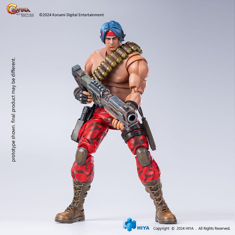 Contra: Operation Galuga: Lance Bean: Exquisite Basic: Action Figure - Hiya Toys Action Figure