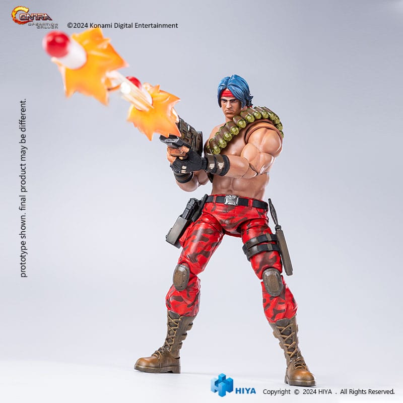 Contra: Operation Galuga: Lance Bean: Exquisite Basic: Action Figure - Hiya Toys Action Figure