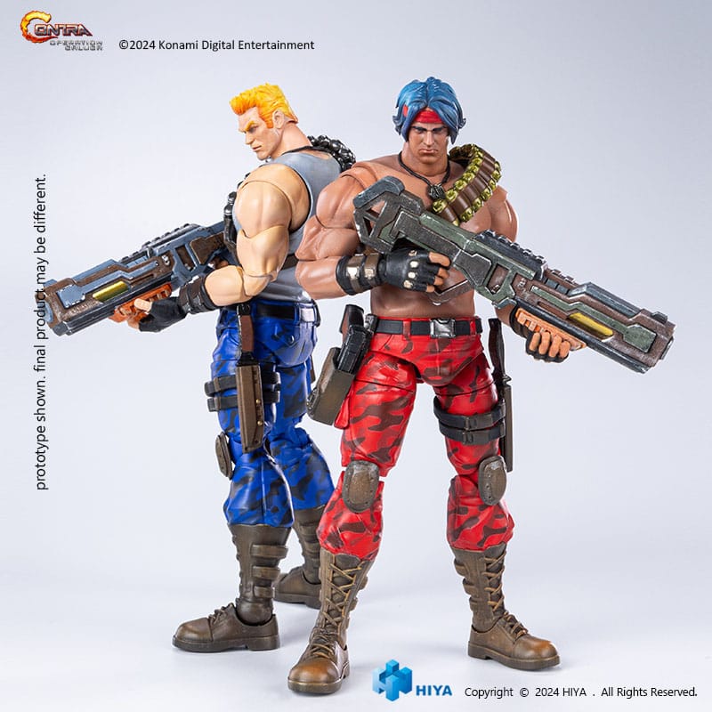 Contra: Operation Galuga: Lance Bean: Exquisite Basic: Action Figure - Hiya Toys Action Figure