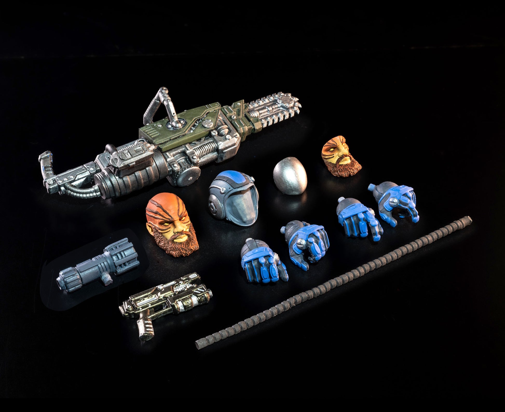 Cosmic Legions: OxKrewe Book One Thraxxon Action Figure Vellok Speer (Deluxe) - Four Horsemen Action Figure