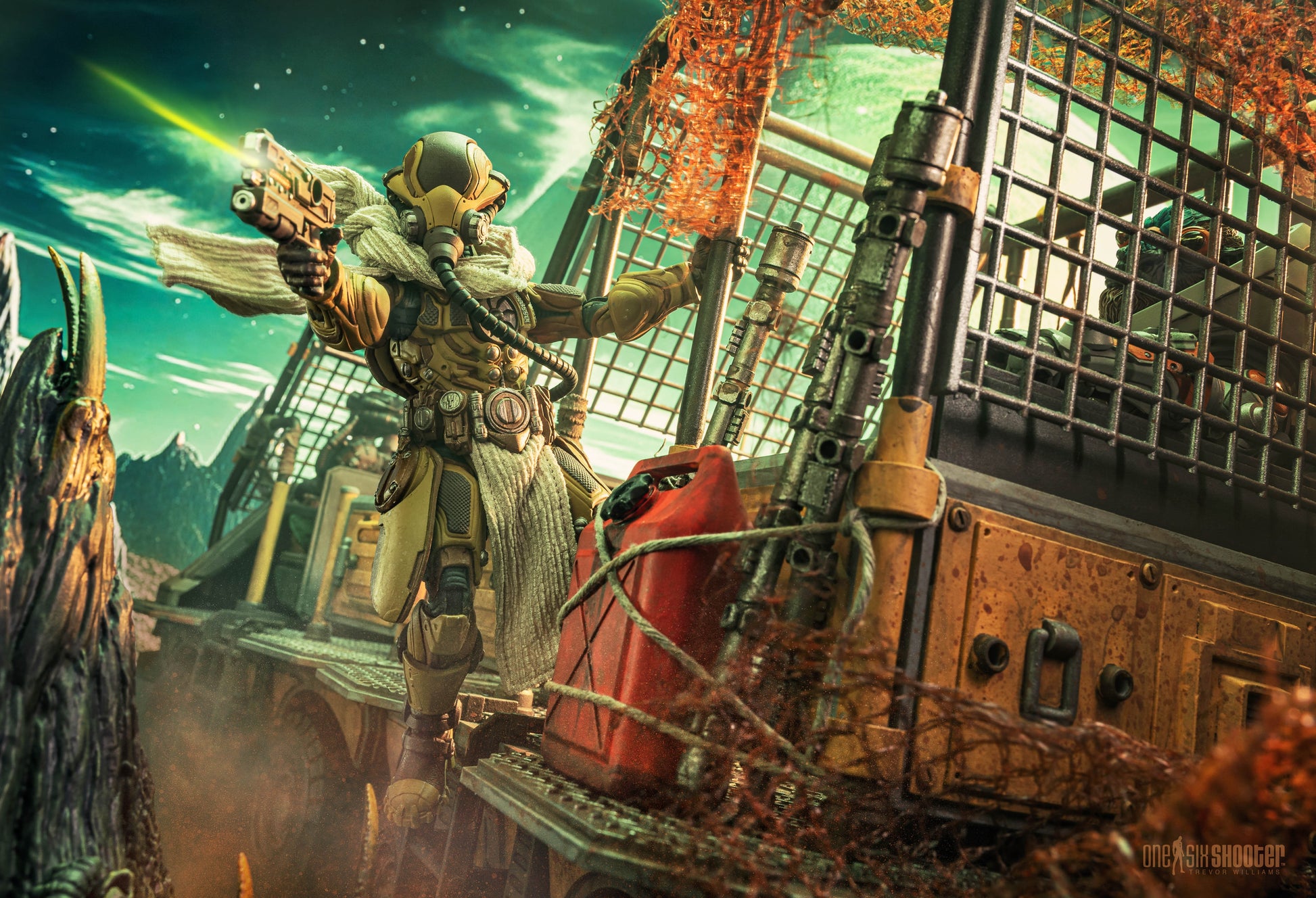 Cosmic Legions: OxKrewe Book Two Harrow Zone Action Figure Hylor Cryn - Four Horsemen Action Figure