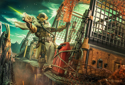 Cosmic Legions: OxKrewe Book Two Harrow Zone Action Figure Hylor Cryn - Four Horsemen Action Figure