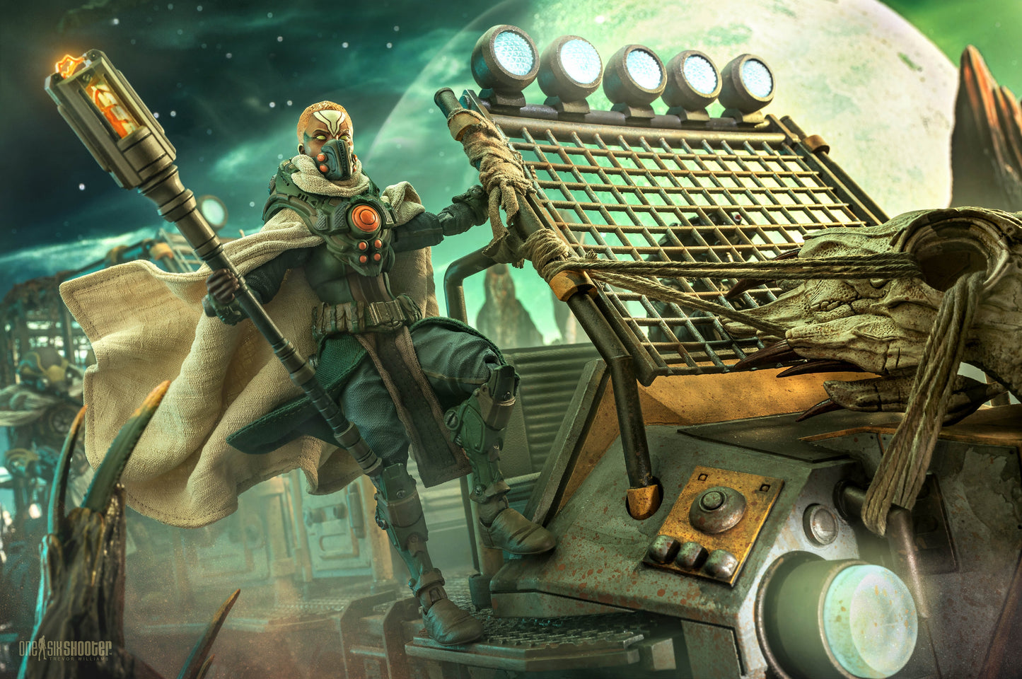 Cosmic Legions: OxKrewe Book Two Harrow Zone Action Figure Jobara Kee - Four Horsemen Action Figure