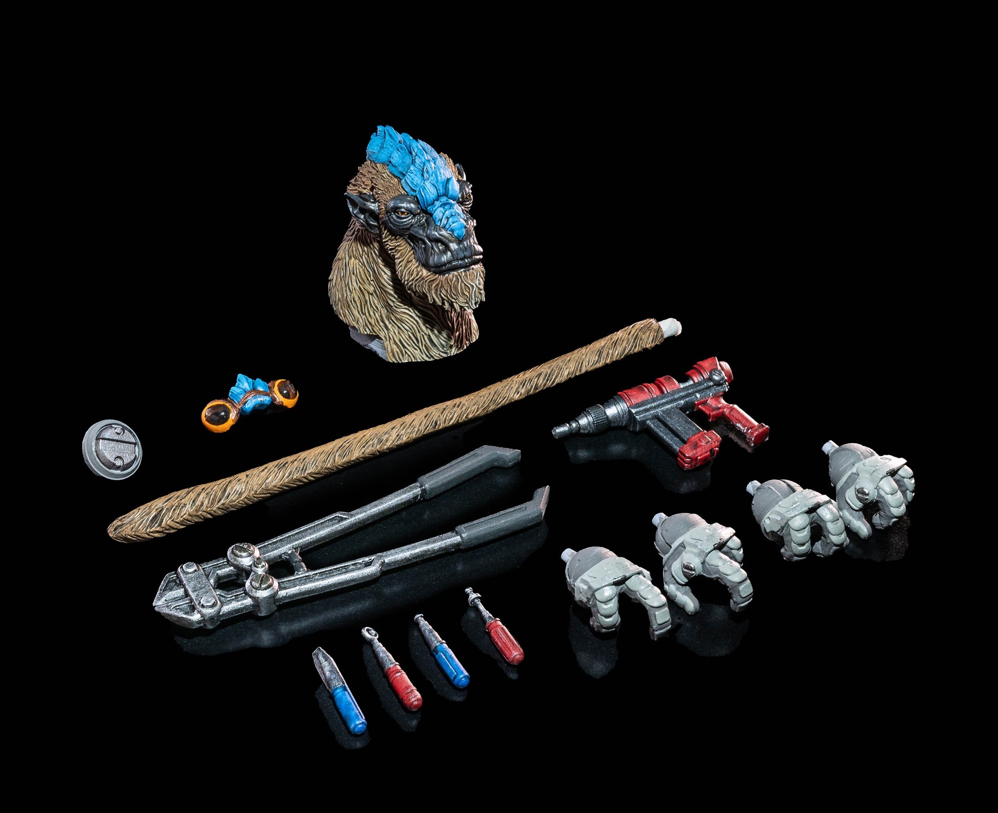 Cosmic Legions: OxKrewe Book Two Harrow Zone Action Figure Kogg (Deluxe) - Four Horsemen Action Figure