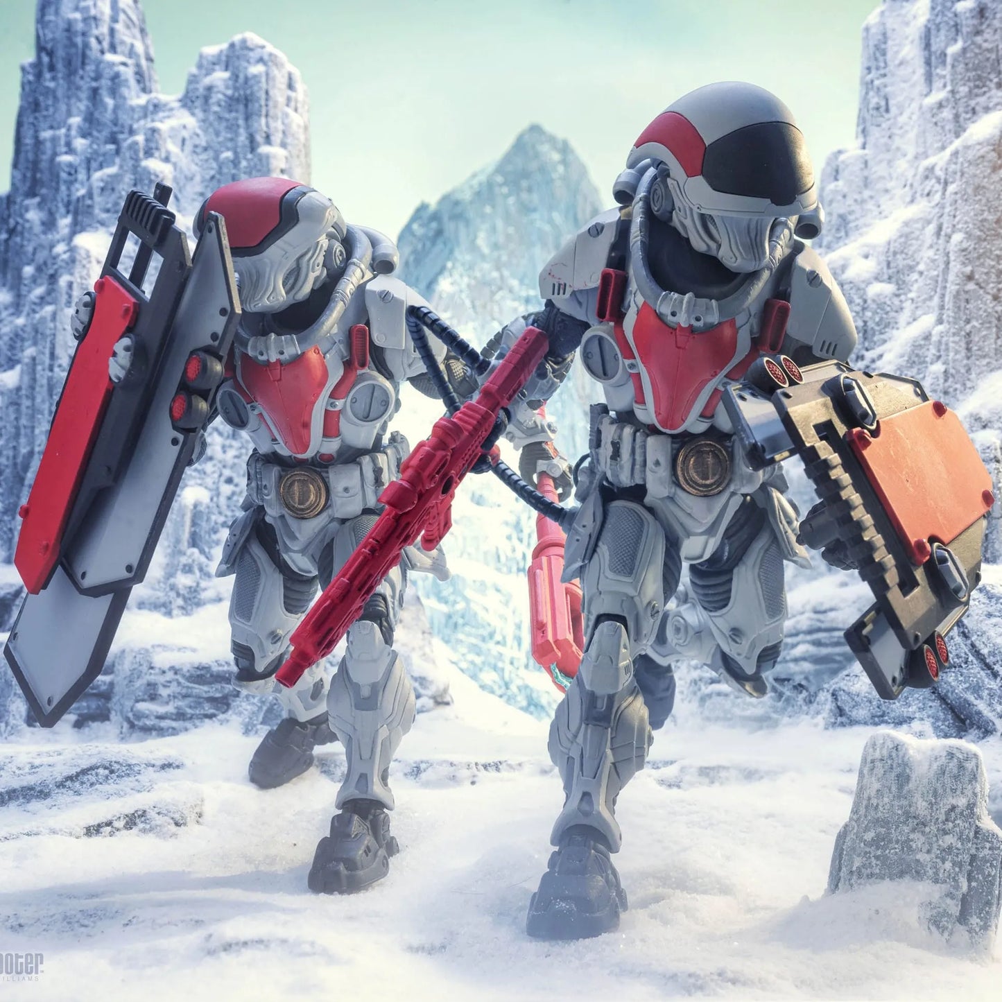 Cosmic Legions: T.U.5.C.C. Phantom Trooper: Action Figure by Four Horsemen – Action Figure, [scale], UK stockist Planet Action Figures