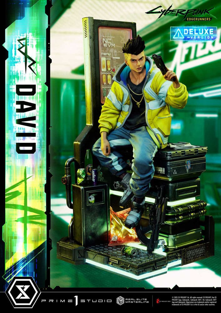 Cyberpunk: Edgerunners Real Elite Masterline Series Statue 1/4 David Bonus Version 5 - Prime 1 Studio Statues