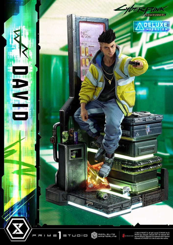 Cyberpunk: Edgerunners Real Elite Masterline Series Statue 1/4 David Bonus Version 5 - Prime 1 Studio Statues