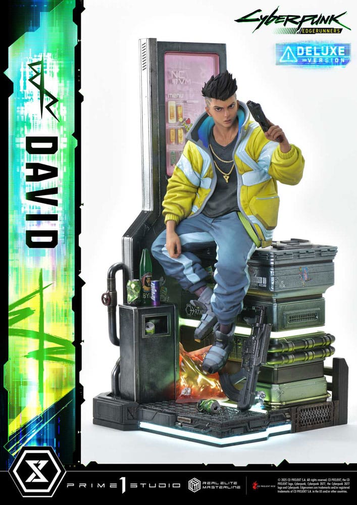 Cyberpunk: Edgerunners Real Elite Masterline Series Statue 1/4 David Bonus Version 5 - Prime 1 Studio Statues