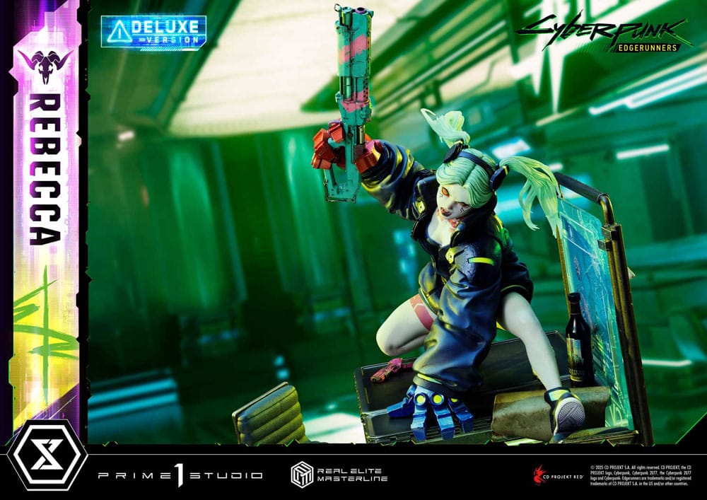 Cyberpunk: Edgerunners Real Elite Masterline Series Statue 1/4 Rebecca Deluxe Version 54 cm - Prime 1 Studio Statues