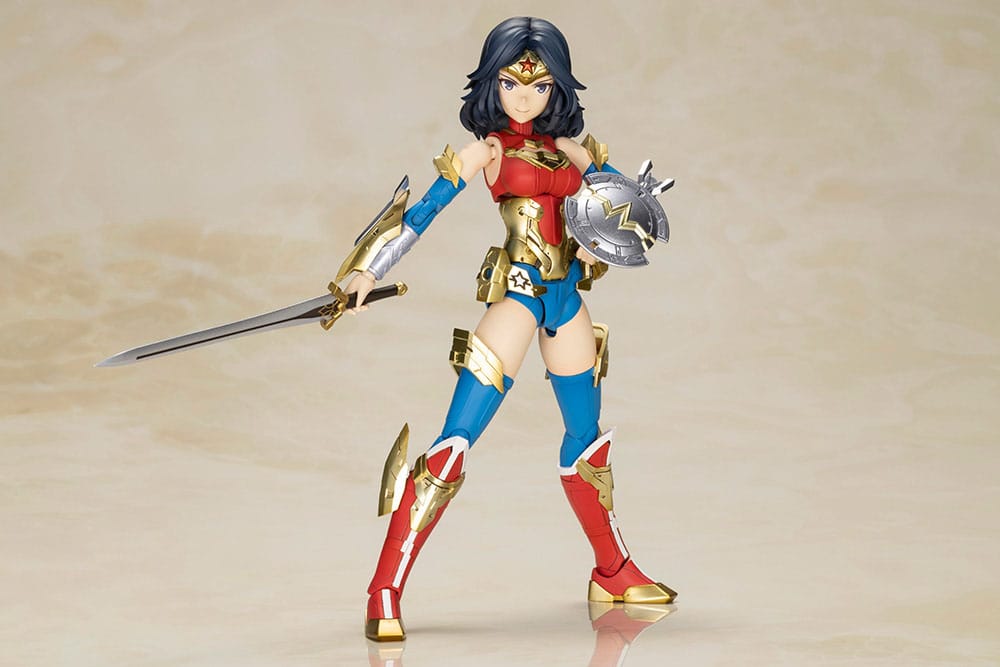 DC Comics Cross Frame Girl Plastic Model Kit Wonder Woman Humikane Shimada Ver. 16 cm - Kotobukiya Model Kit