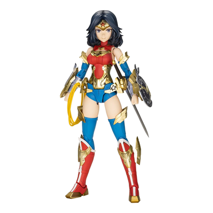 DC Comics Cross Frame Girl Plastic Model Kit Wonder Woman Humikane Shimada Ver. 16 cm - Kotobukiya Model Kits