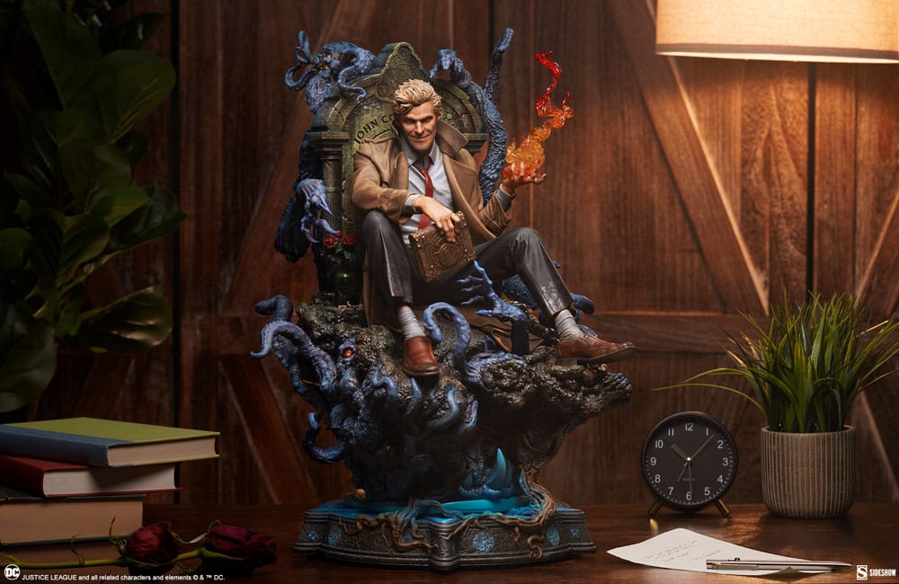 DC Comics: John Constantine (Just Another Exorcism Hangover): Premium Format Statue - Sideshow Collectibles Statue