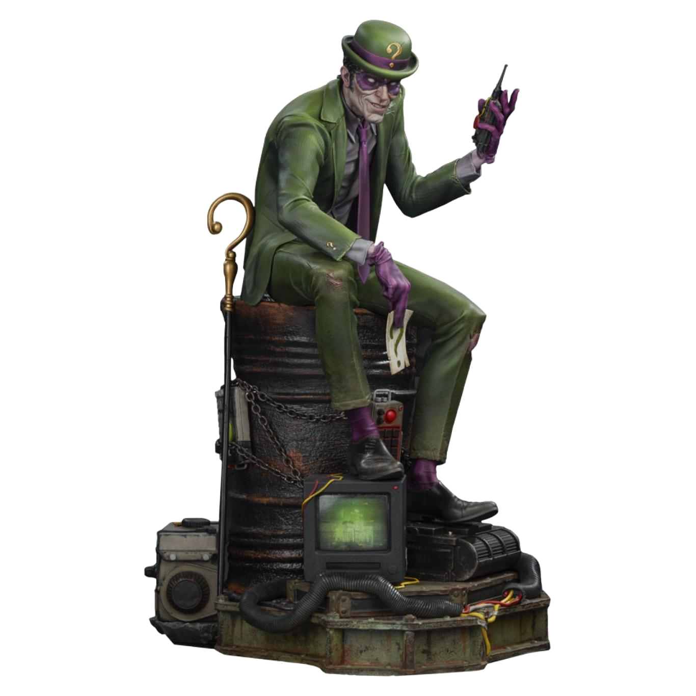 DC Comics: Riddler: Premium Format Statue - Sideshow Collectibles Statue