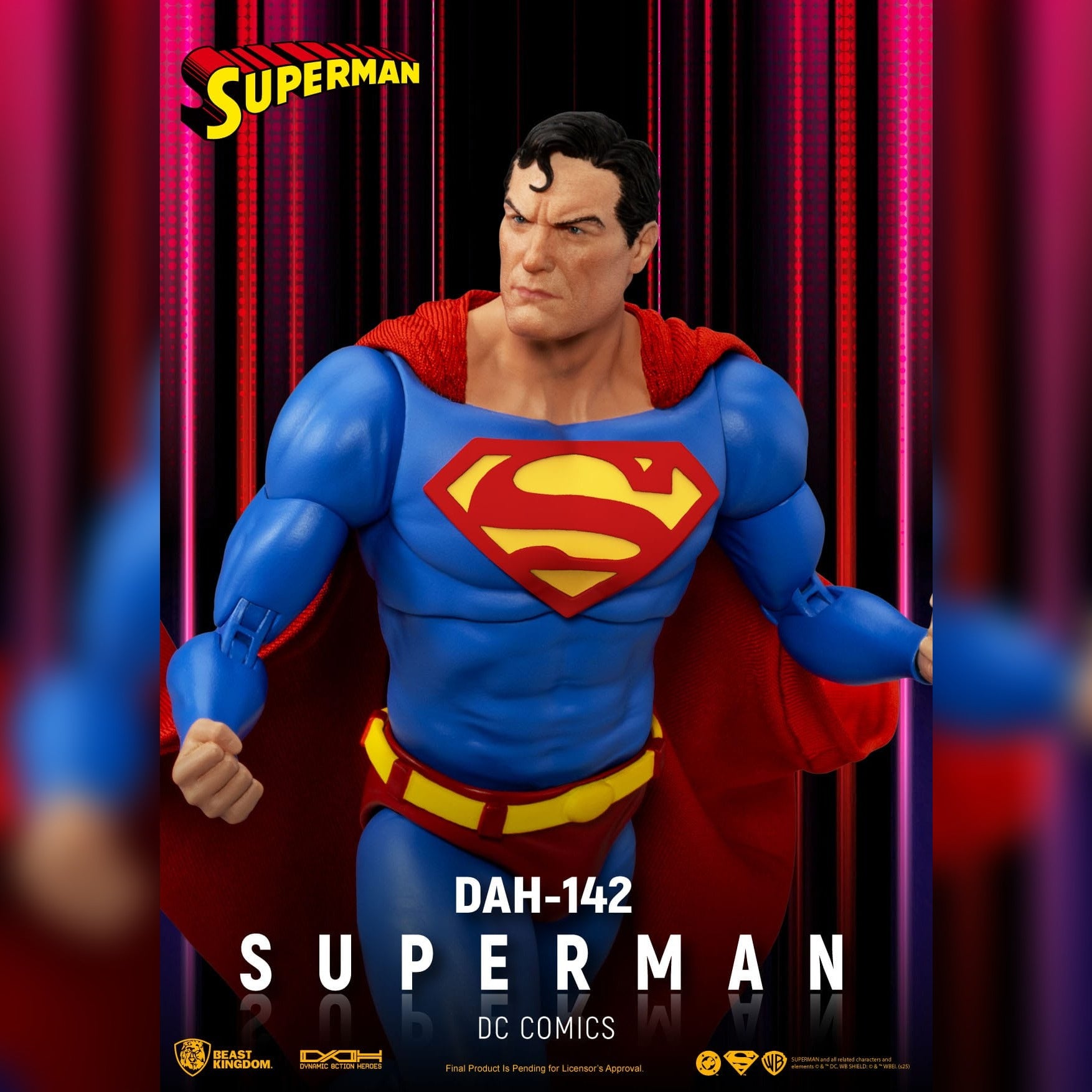 DC Comics: Superman: Dynamic 8ction Heroes: Action Figure - Beast Kingdom Toys Action Figure
