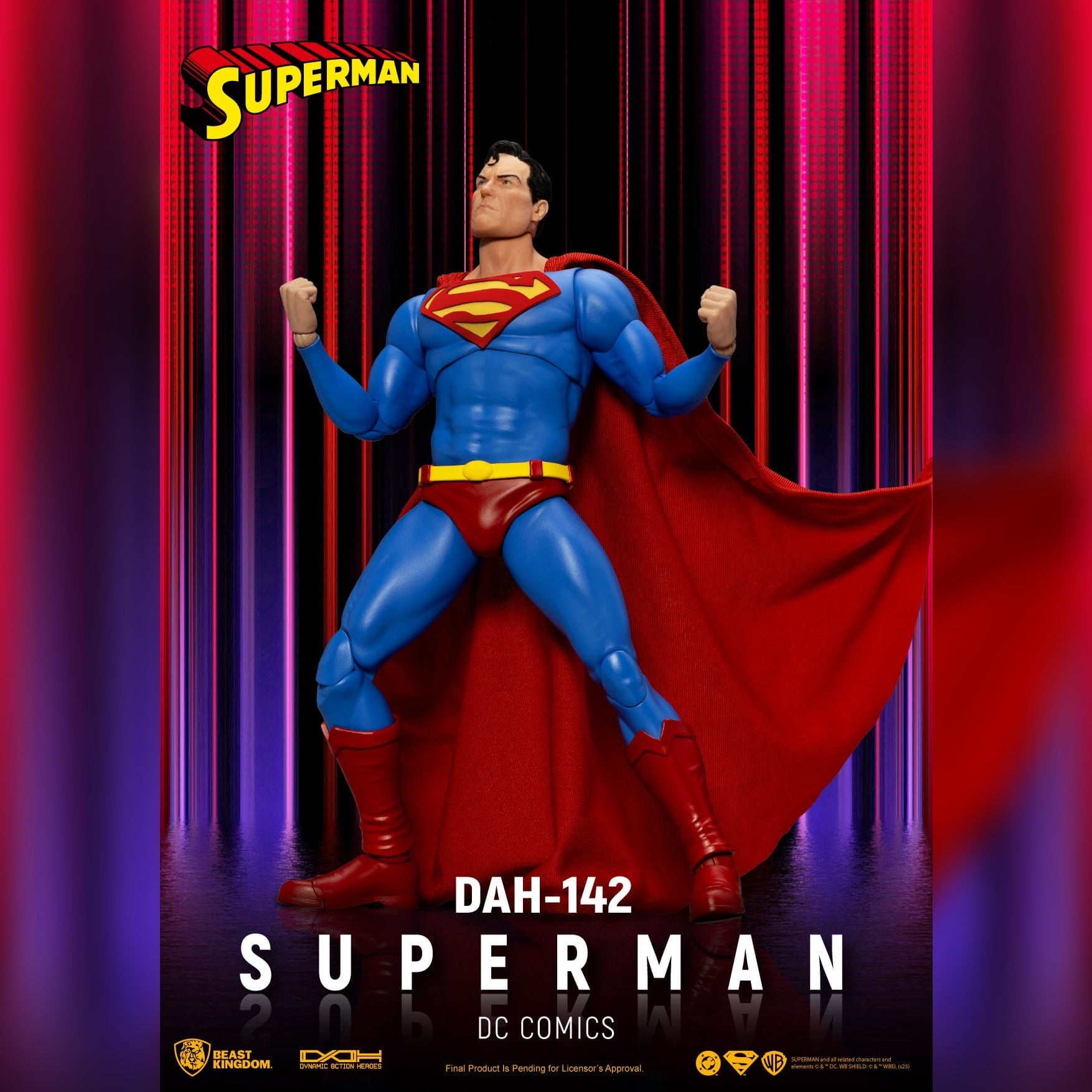 DC Comics: Superman: Dynamic 8ction Heroes: Action Figure - Beast Kingdom Toys Action Figure