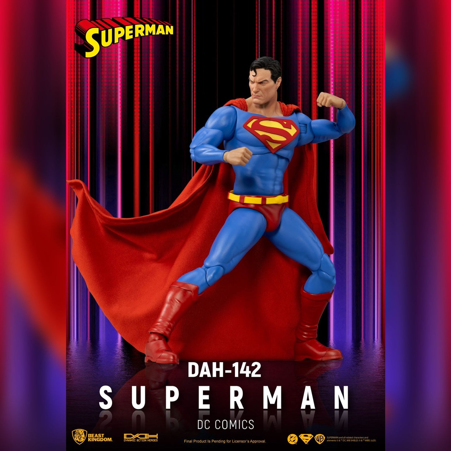 DC Comics: Superman: Dynamic 8ction Heroes: Action Figure - Beast Kingdom Toys Action Figure