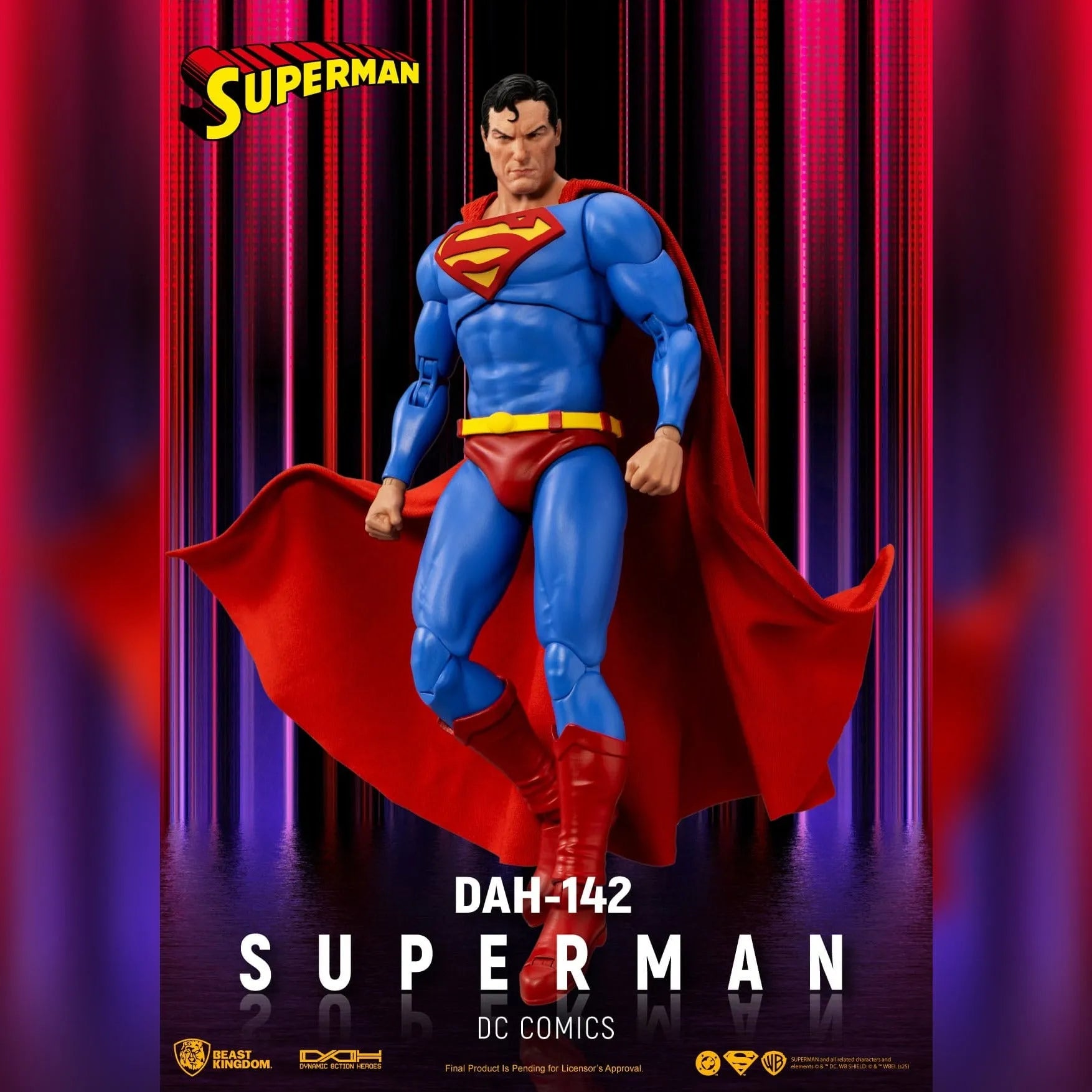 DC Comics: Superman: Dynamic 8ction Heroes: Action Figure - Beast Kingdom Toys Action Figure