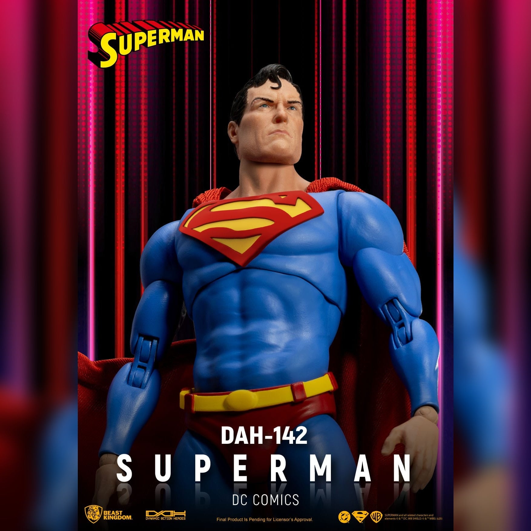 DC Comics: Superman: Dynamic 8ction Heroes: DAH-142: Action Figure: 20.5CM - Beast Kingdom Toys Action Figure