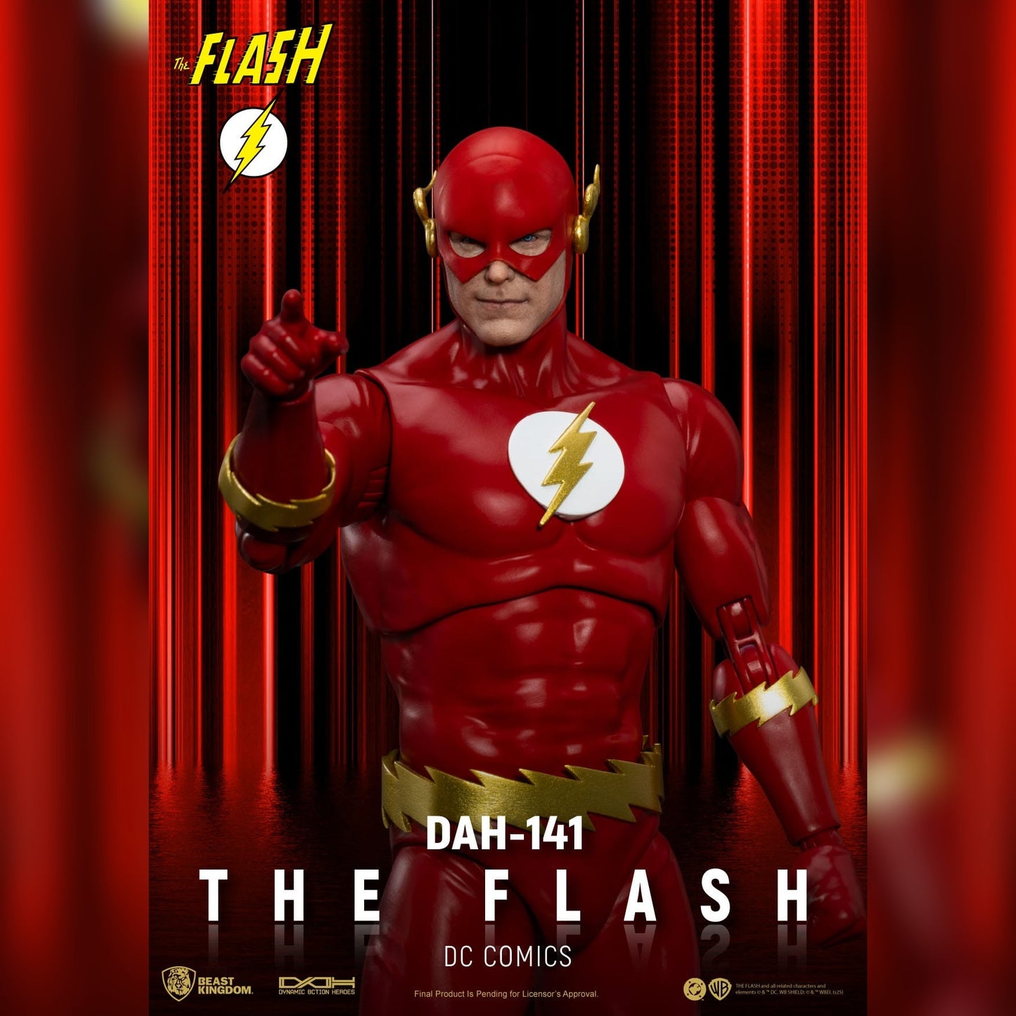DC Comics: The Flash: Dynamic 8ction Heroes: Action Figure - Beast Kingdom Toys Action Figures