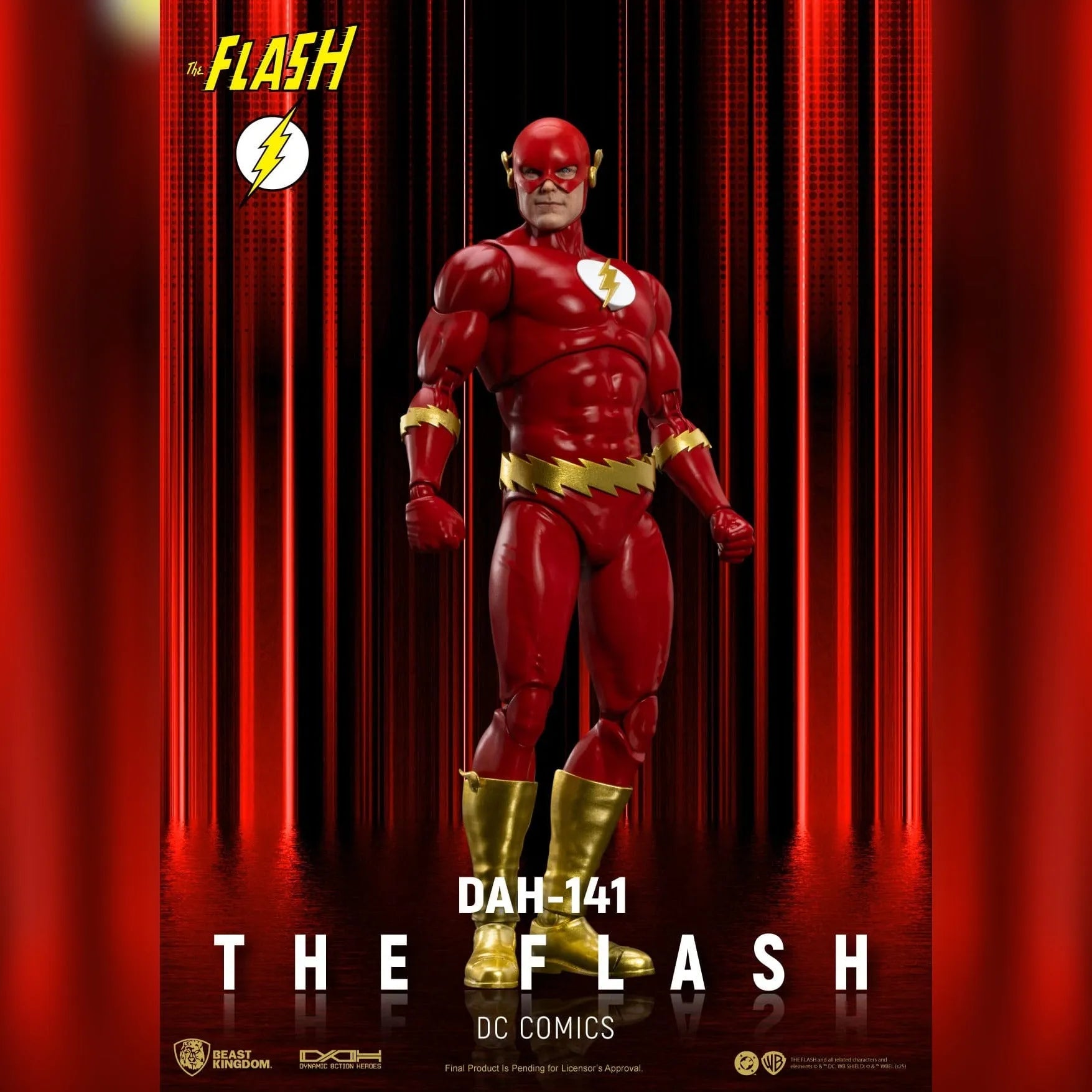 DC Comics: The Flash: Dynamic 8ction Heroes: Action Figure - Beast Kingdom Toys Action Figures