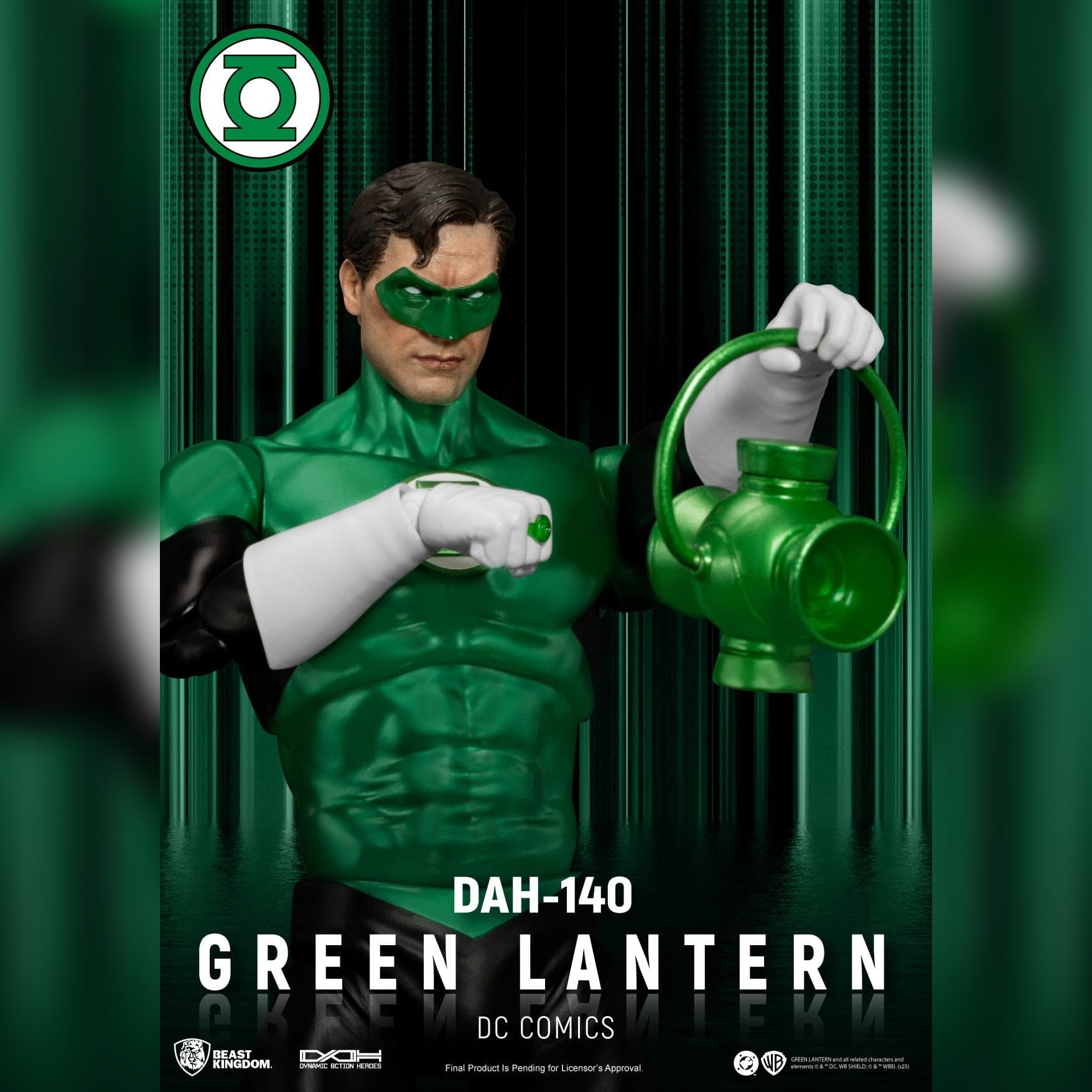 DC Comics: The Green Lantern: Dynamic 8ction Heroes: Action Figure - Beast Kingdom Toys Action Figures