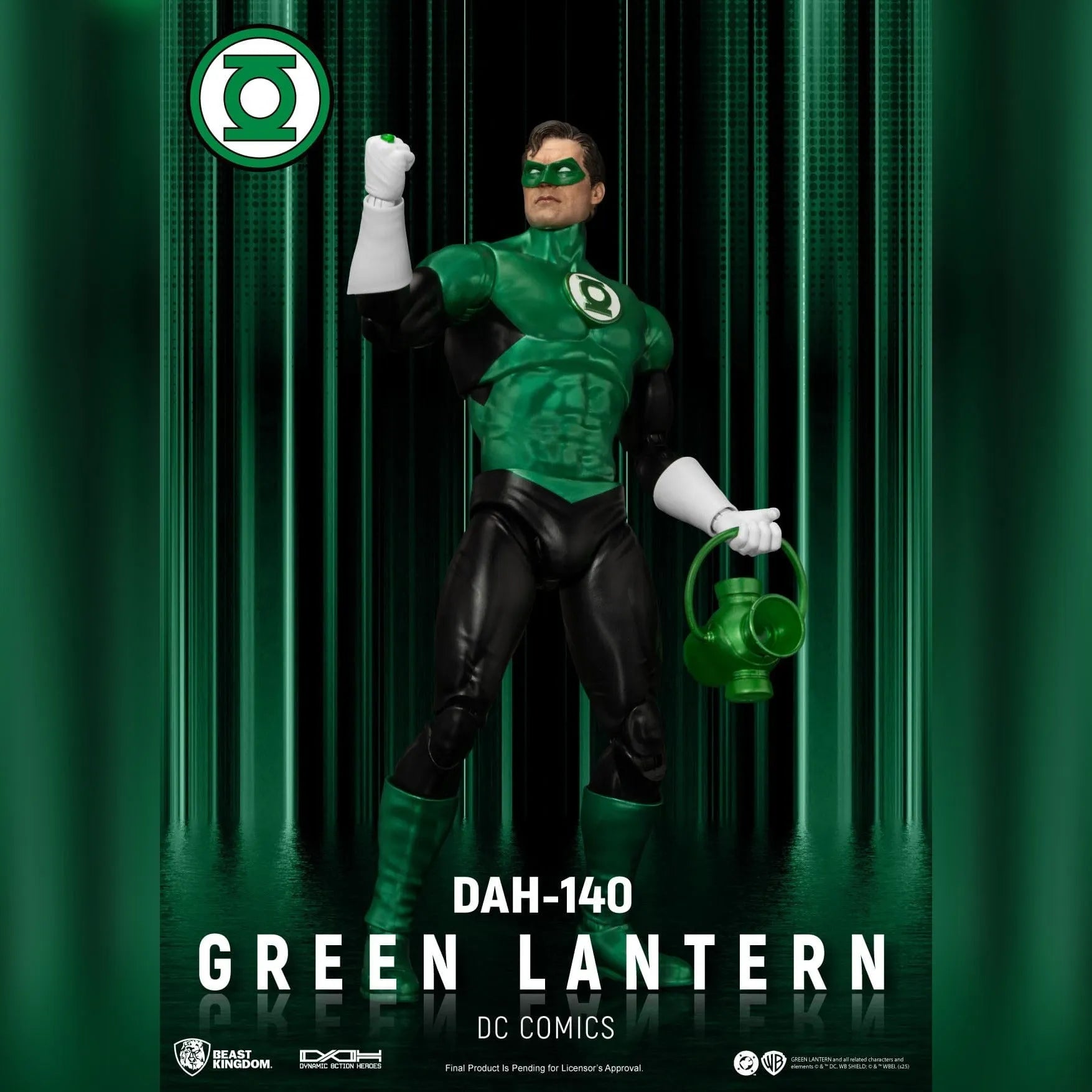 DC Comics: The Green Lantern: Dynamic 8ction Heroes: Action Figure - Beast Kingdom Toys Action Figures