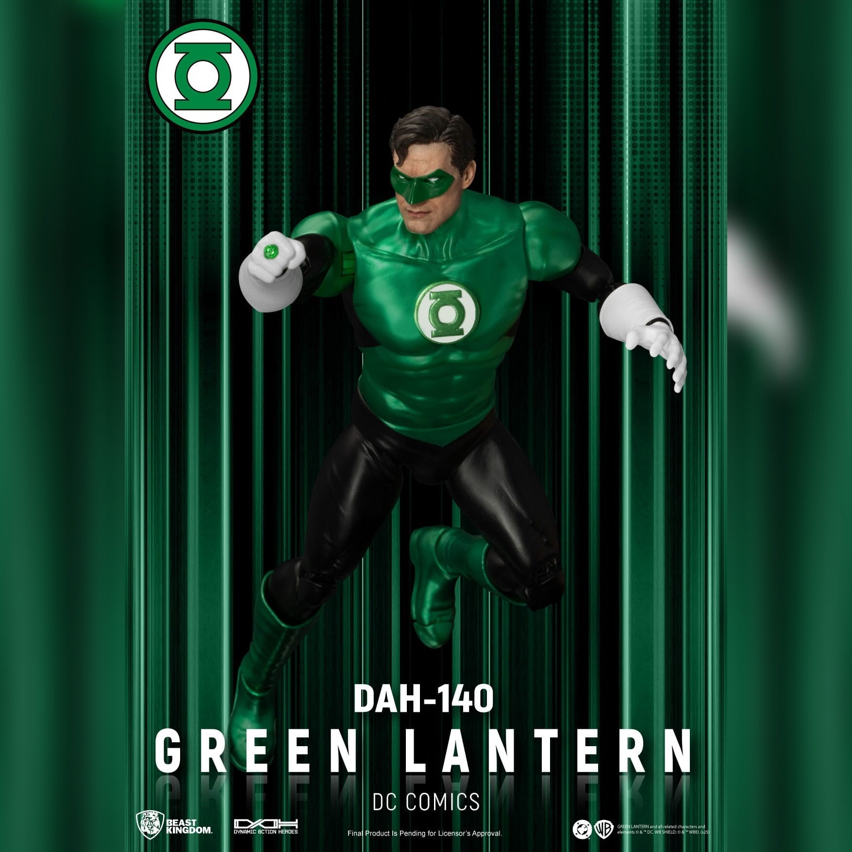 DC Comics: The Green Lantern: Dynamic 8ction Heroes: DAH-140: Action Figure: 20CM - Beast Kingdom Toys Action Figure