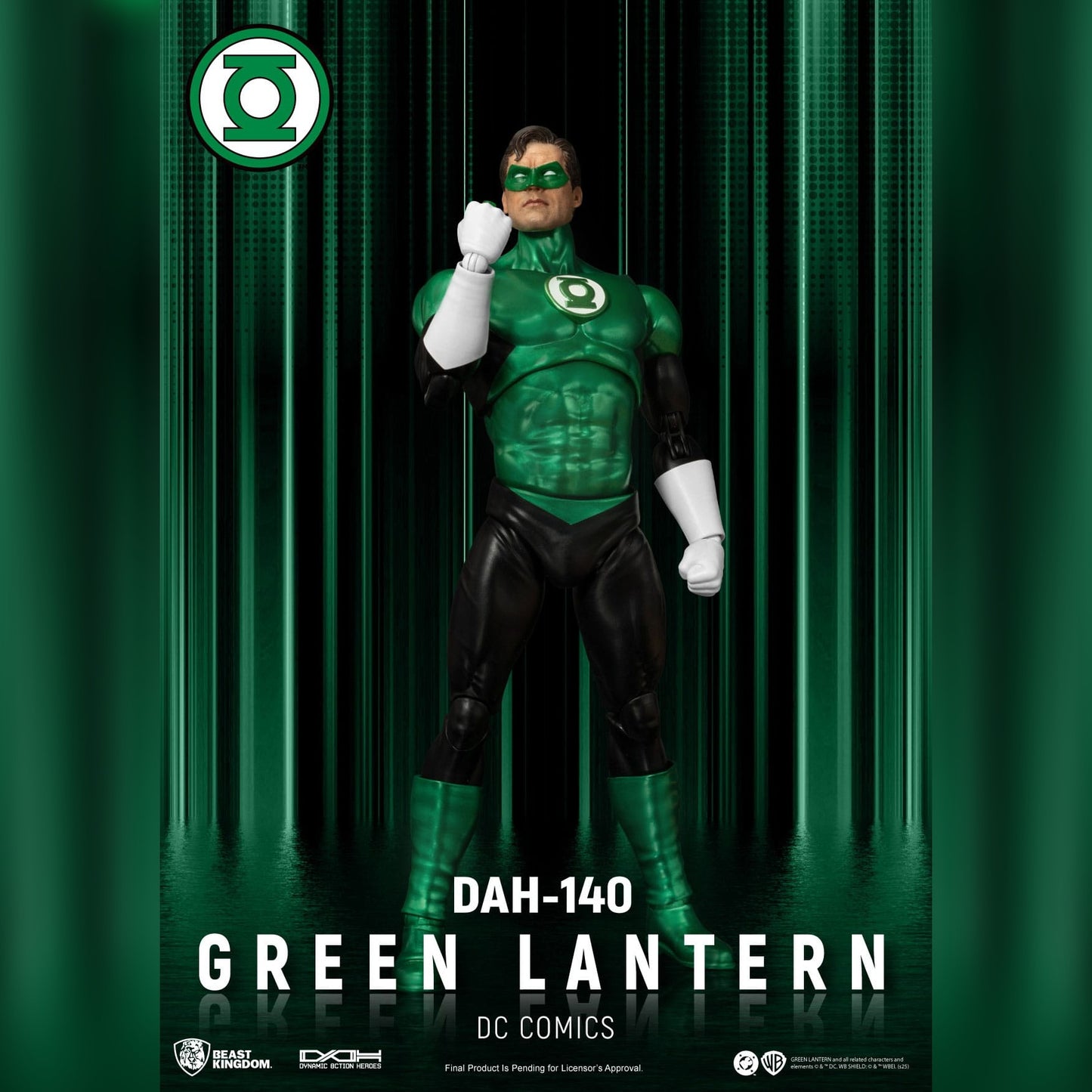 DC Comics: The Green Lantern: Dynamic 8ction Heroes: DAH-140: Action Figure: 20CM - Beast Kingdom Toys Action Figure